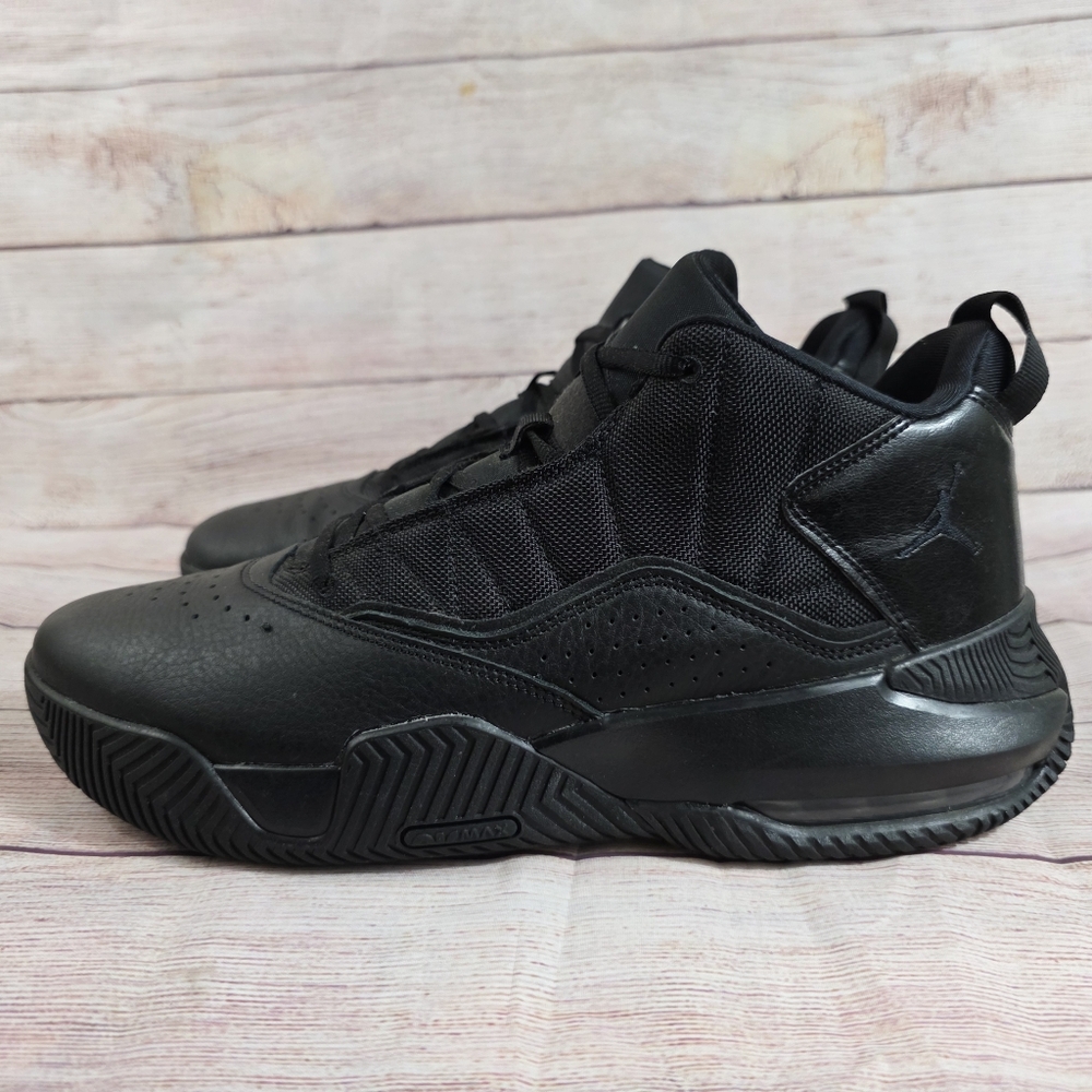 Nike Air Jordan Stay Loyal Triple Black Sneakers Men's Size 12